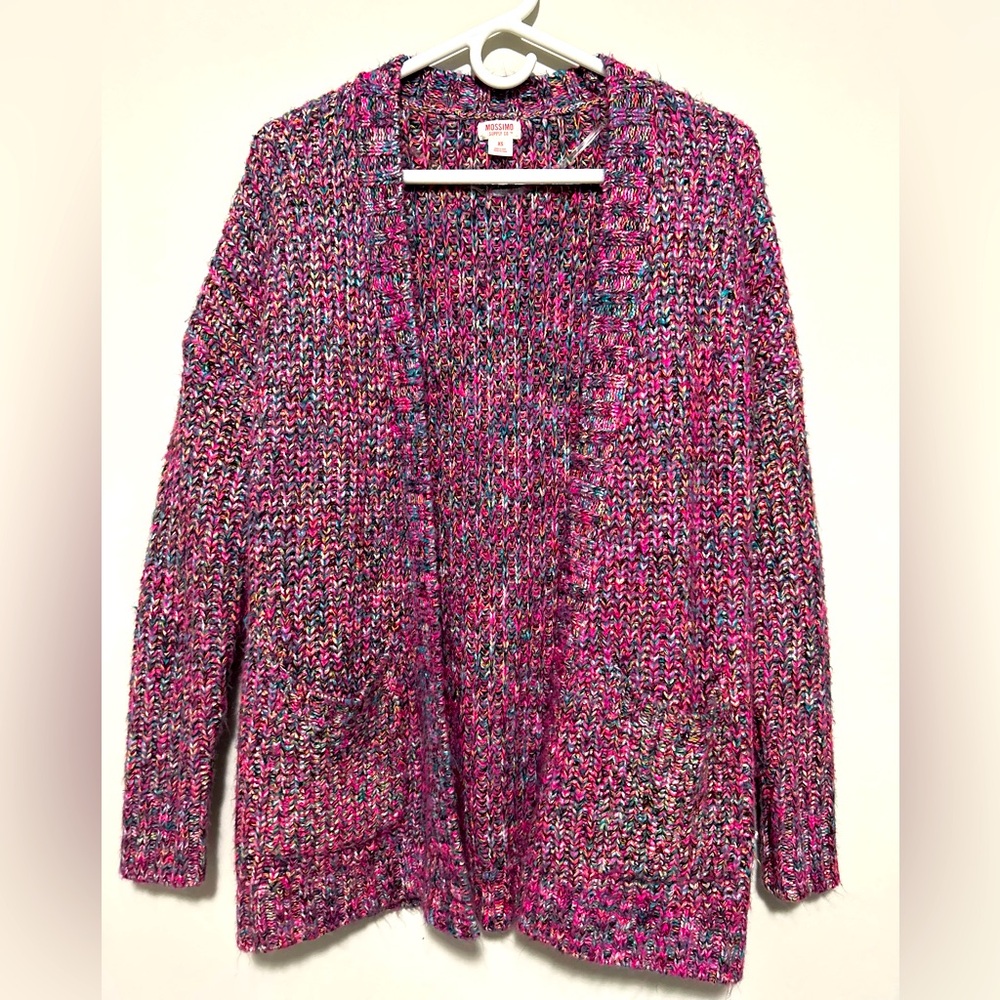 Multi-Colored Knit Cardigan from Mossimo (Size XS) - Picture 2 of 7